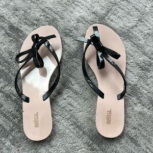 Pink with black bows